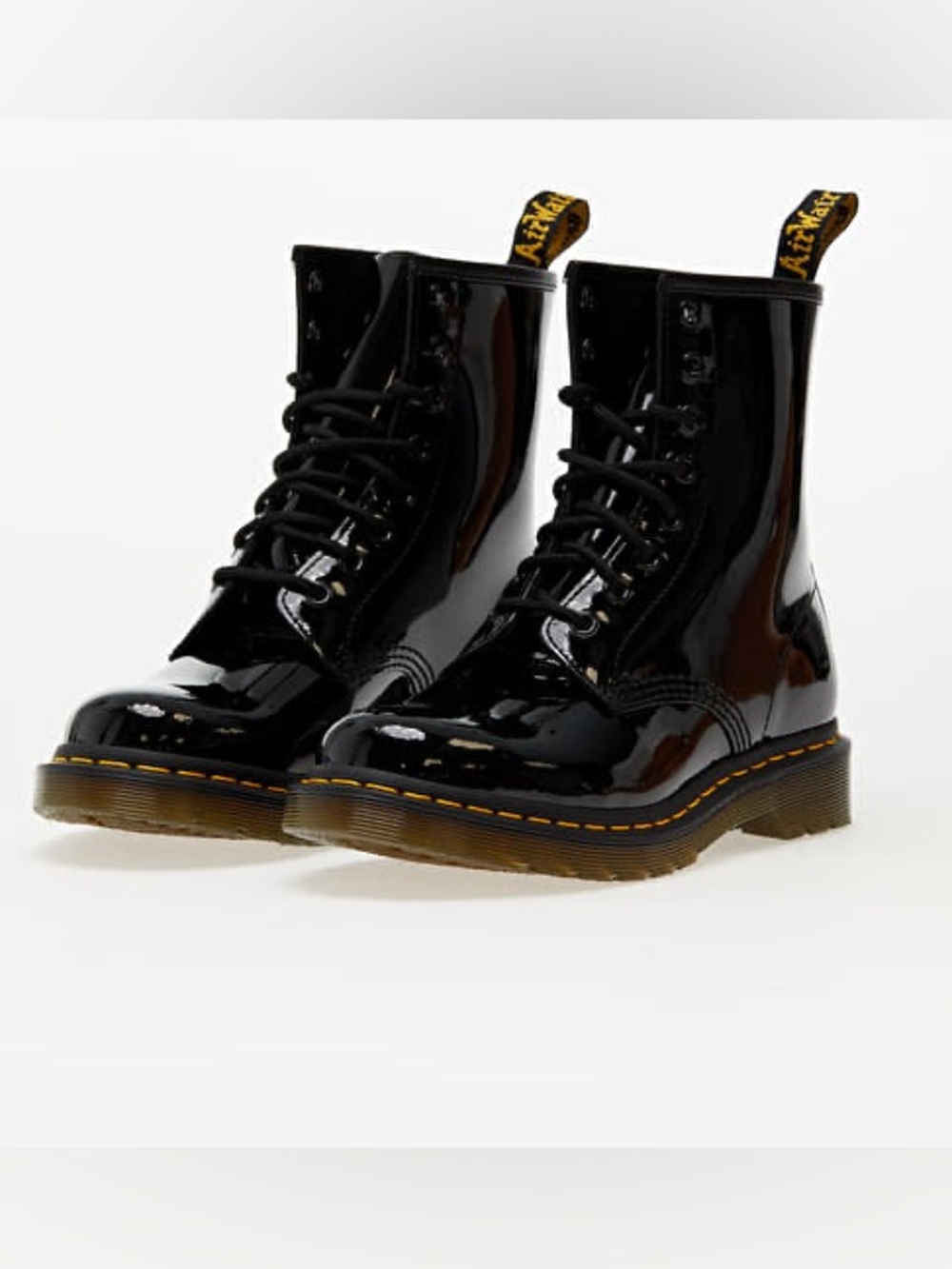 1460 Patent Leather Lace Up Boots